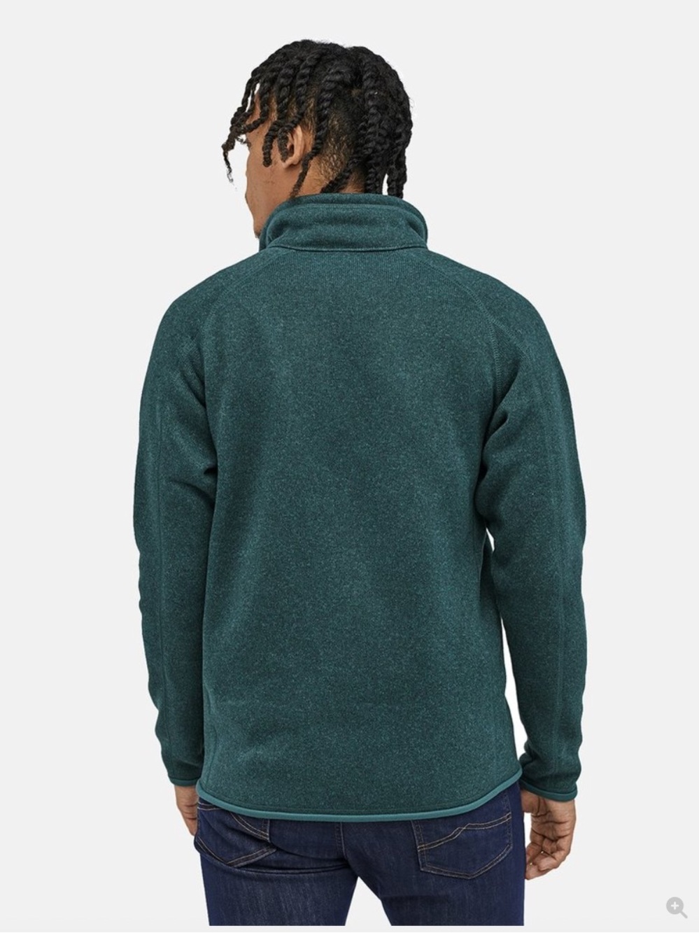 Patagonia Men's Better Sweater 1/4-Zip Fleece Piki Green Size S